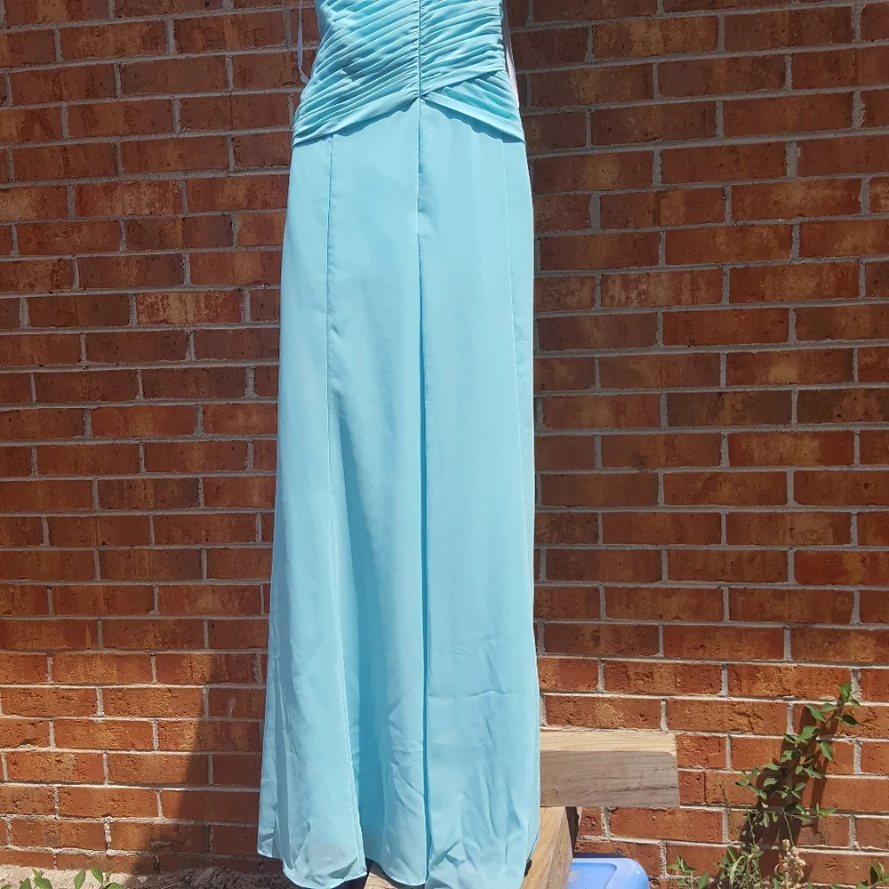 Floral Detailed One Shoulder Chiffon Dress DAVID'S  Spa - Picture 9 of 16